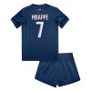 Maillot de Supporter Paris Saint-Germain Mbappé 7 Domicile 2024-25 Pour Enfant